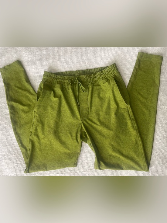 Outdoor Voices Pants - Outdoor Voices Lime Green Drawstring Joggers sz S NEW. Heathered smooth fabric.